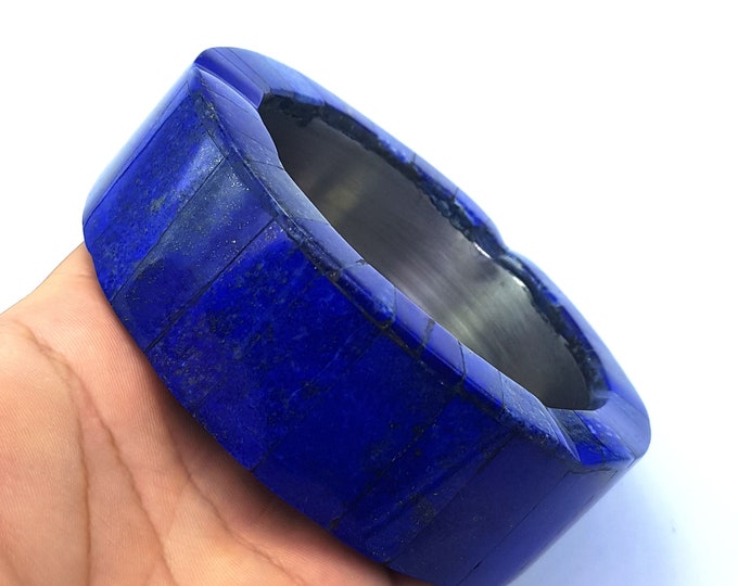 Great Quality Lapis Lazuli Blue Color Ashtray - Lapis Crystals - Lapis Ashtray - Lapis Lazuli Ashtray 240 Grams