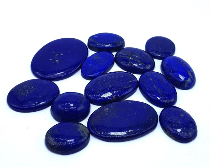 85 Grams Amazing Quality Lapis Lazuli Cabochons - Lapis Cabochons - Lapis Jewellery Cabochons - Lapis Lazuli Stone - Lapis Crystals
