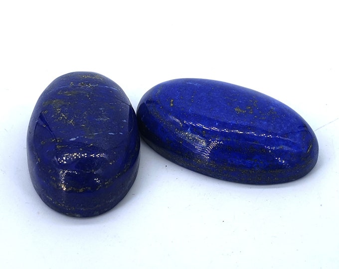 Blue Lapis Lazuli Beautiful Quality Oval Cabochons 79 Grams