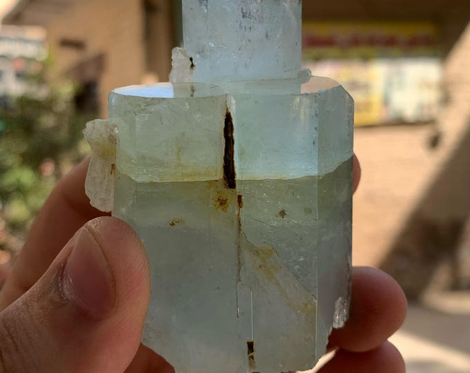 590 Carats Beautiful Blue Color Aquamarine Specimen - Aquamarine Stone - Specimen - Blue Aquamarine Crystal - Aquamarine Specimen