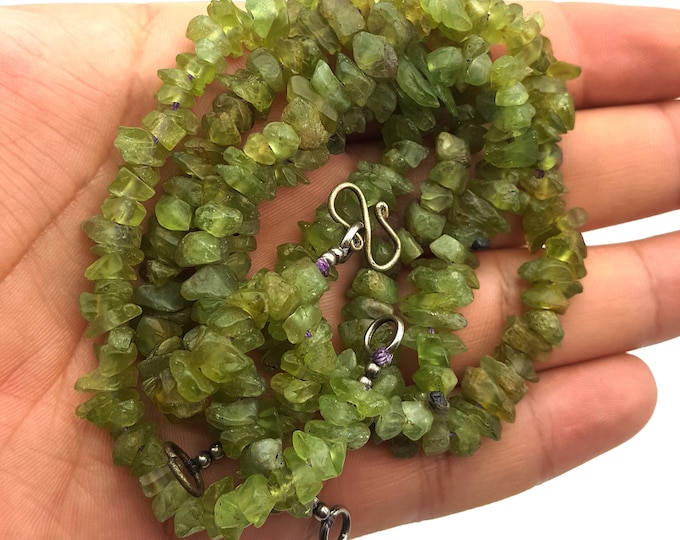 Peridot, Peridot Strands, Green Peridot, Green Peridot Strands, Peridot Gemstone, Peridot Necklace, 2 Pieces