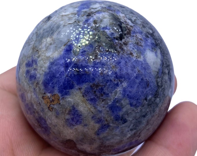 325g K2 Azurite - K2 Azurite Sphere - K2 Azurite Ball - K2 Sphere - K2 Jasper Sphere - K2 Jasper Ball - K2 Granite Jasper Sphere - K2 Ball