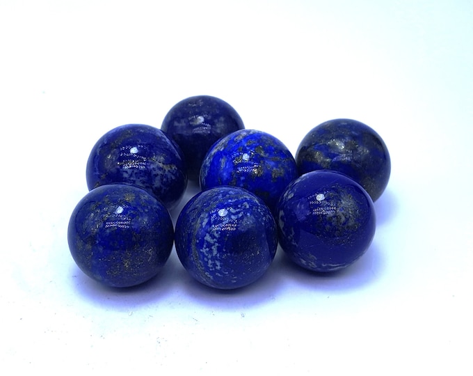 330 Grams Great Quality Blue Lapis Lazuli Ball - Spheres - Lapis Spheres Lapis Lazuli Crystals 7 Pcs