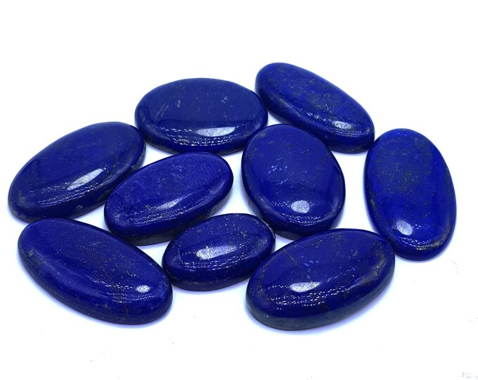 155 Blue Cabochons - Lapis Cabochons - Lapis Lazuli Cabochons - Lapis Stone Cabochons - Blue Lapis Cabochons - Lapis Blue Cabochons - Lapis