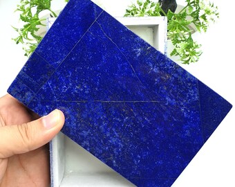 Polished Lapis Lazuli Box: Afghan Decoration (148x95x44mm)
