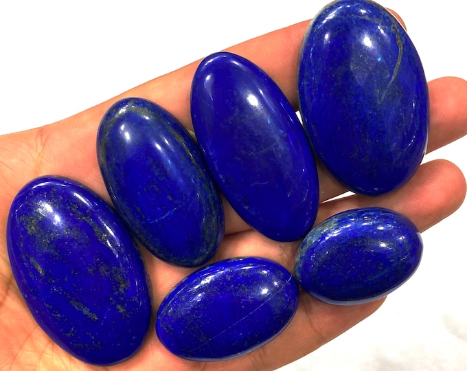 Amazing Quality Blue Lapis Lazuli  Cabochons 135 Grams