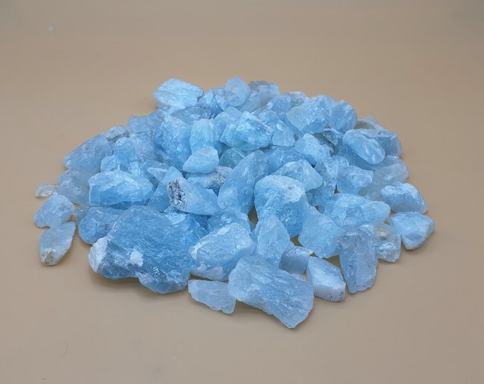 Amazing Quality Blue Color Rough Aqumarine - Blue Aquamarine - Aquamarine Stone 460 Grams