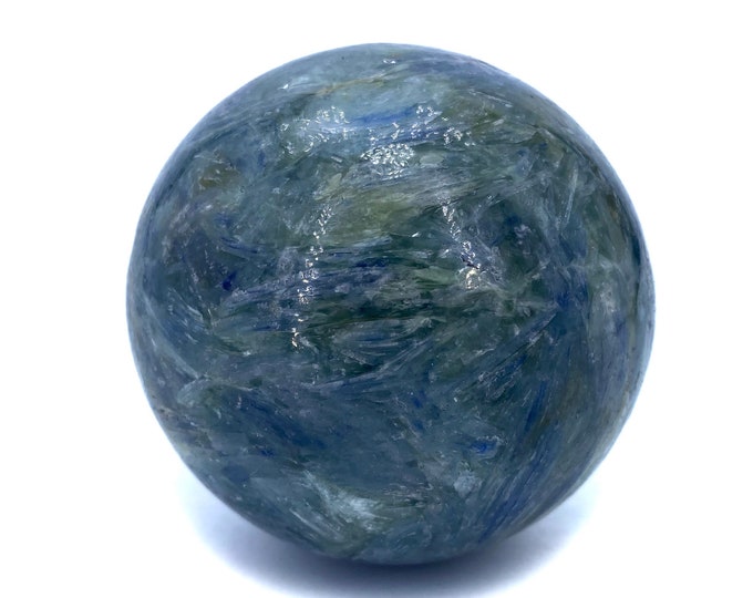 450 Grams Top Quality Blue Kyanite Sphere,Ball,Kyanite Stone,Ball,Sphere,Blue Kyanite Sphere