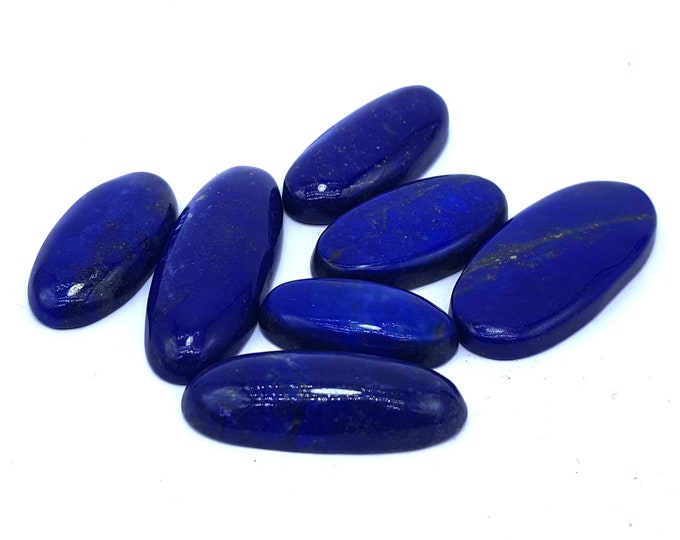 Best Quality Lapis Lazuli Cabochons - Lapis Cabochons - Lapis Jewellery Cabochons - Lapis Lazuli Stone - Lapis Crystals 45 Grams
