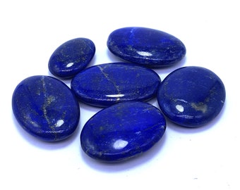 175 Grams Amazing Quality Blue Color Lapis Lazuli Massages,Palms,Lapis Crystals,Lapis Lazuli Massages,Lapis Lazuli Palm Crystals 6 Pcs