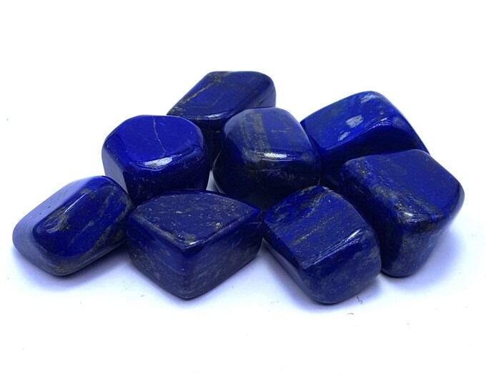 310 Grams Top Quality Lapis Lazuli Tumbles - Lapis Tumbles - Lapis Stone Lapis Crystals Lapis Lazuli Tumble - Lapis Tumbles 8 Pcs