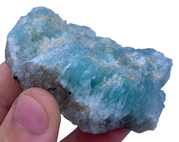 Beautiful Blue Color Smithsonite Specimen  - Blue Smithsonite - Smithsonite Stone - Aragonite Specimen Stone