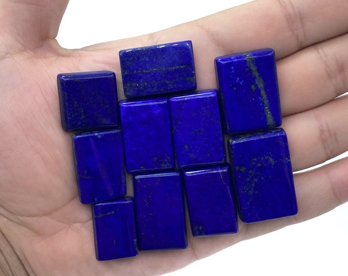 Top Quality Lapis Lazuli Blue Clour Cabochons 84 Grams