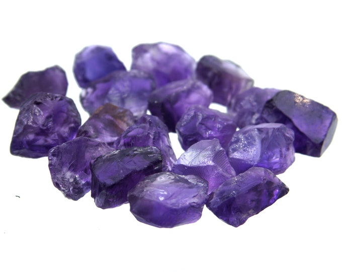 400 Carats Natural Raw Beautiful Purple Color Transparent Clear Amethyst