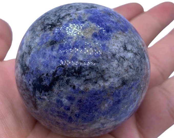 290g K2 Azurite - K2 Azurite Sphere - K2 Azurite Ball - K2 Sphere - K2 Jasper Sphere - K2 Jasper Ball - K2 Granite Jasper Sphere - K2 Ball