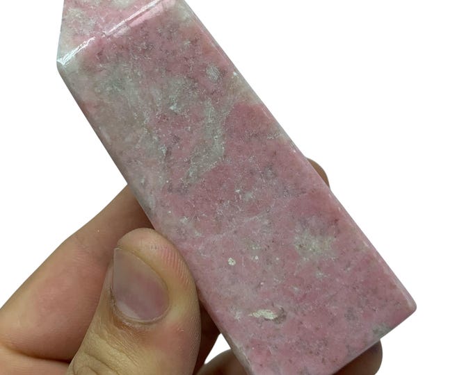 Top Quality Polished Red Rhodochrosite Tower Crystal, Obelisk Gemstone