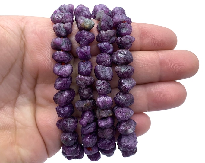 Best Quality purple Color Corundum Bracelets - Corundum Stone - Corundum Bracelets - Corundum Crystals - Purple Corundum