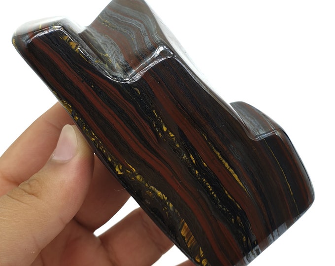 630 Grams Amazing Quality Tiger Iron Stone -  Tiger Iron Free Form -  Tiger Eye Iron Free Form -  Tiger Eye Free Form