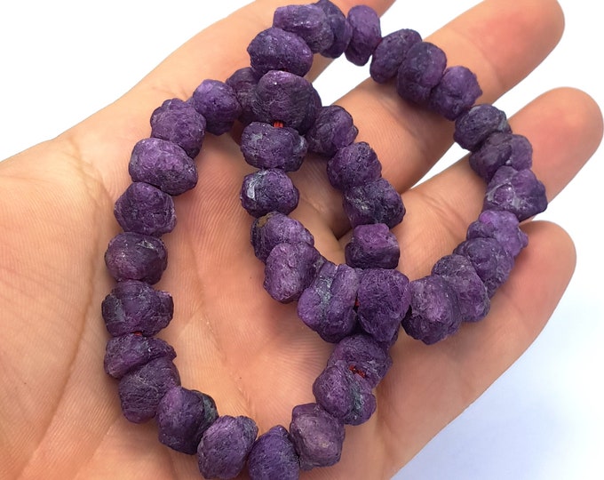 2 Pcs Best Quality purple Color Corundum Bracelets - Corundum Stone - Corundum Bracelets - Corundum Crystals - Purple Corundum 80 Grams