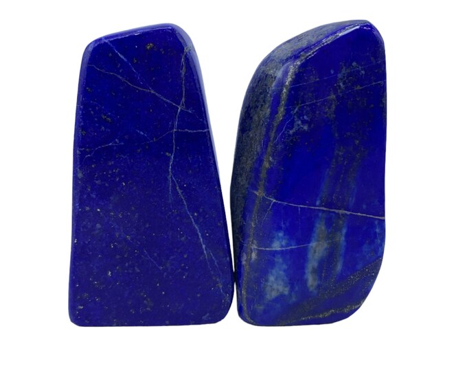 2 Pcs Lapis Lazuli Freeform - Lapis Freeform - Lapis Crystal Freeform - Blue Lapis Lazuli - Blue Lapis Freeform - Blue Lapis Stone - Lapis