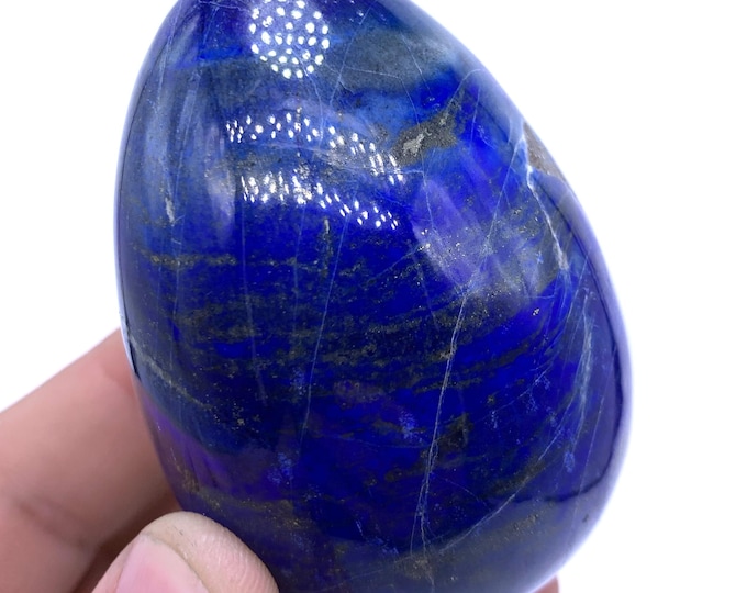 268g Great Quality Blue Color Lapis Lazuli Egg - Lapis Egg - Healing Stone - Egg - Lapis Egg - Lapis Lazuli Stone