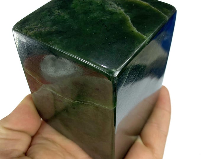 945g Best Quality Green Nephrite Jade Cubeic, Nephrite Jade, Nephrite Cubic Piece, Jade Cubic, Green Nephrite, Green Nephrite Jade Stone