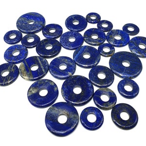 Lapis Lazuli Donuts-Lapis Donuts-Lapis Stone Donuts-Donuts-Lapis Stone 28 Pieces