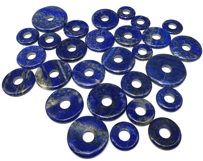 Lapis Lazuli Donuts-Lapis Donuts-Lapis Stone Donuts-Donuts-Lapis Stone 28 Pieces
