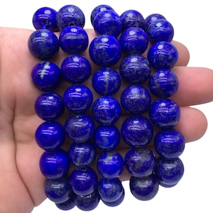 AAA Quality Lapis Lazuli Beads Bracelet - Lapis Lazuli - Lapis Bracelet - Lapis Blue Bracelet - Lapis Lazuli Bracelet - Blue Lapis Bracelet