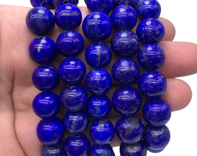 AAA Quality Lapis Lazuli Beads Bracelet - Lapis Lazuli - Lapis Bracelet - Lapis Blue Bracelet - Lapis Lazuli Bracelet - Blue Lapis Bracelet