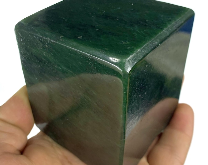 945g Best Quality Green Nephrite Jade Cubeic, Nephrite Jade, Nephrite Cubic Piece, Jade Cubic, Green Nephrite, Green Nephrite Jade Stone