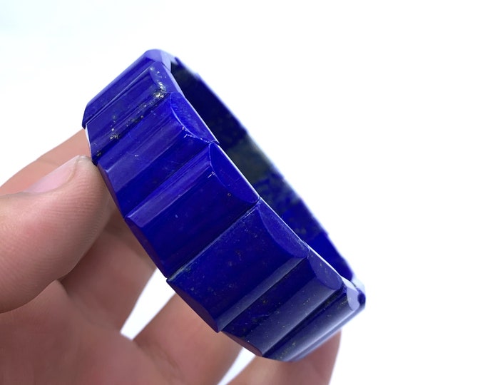 Top Quality Blue Color Lapis Lazuli Bracelet - Lapis Bracelet - Lapis Stone - Healing Stone - Lapis Bracelet 57 Grams