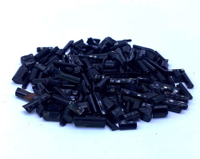 120 Grams Beautiful Lustrous Black Tourmaline Crystals