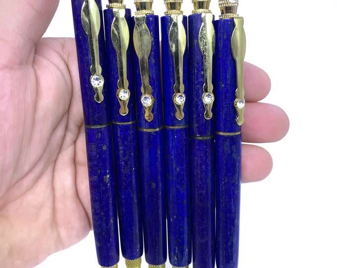Top Quality Lapis Lazuli Pen - Lapis Pen - Lapis Lazuli Stone Pen - Blue Lapis Pen - Lapis Lazuli Blue Pen - Lapis Decoration Pen