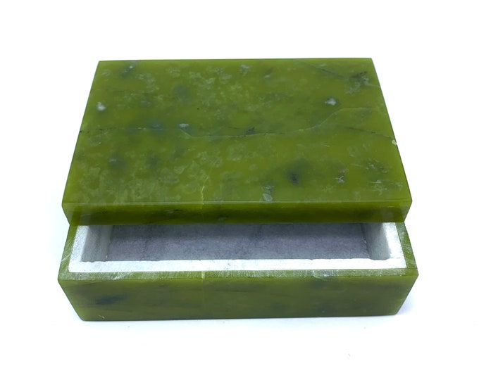 Top Quality Green King Shah Maqsood Jade Box - Jade Box - Shah Maqsood Box - Green Jade Box