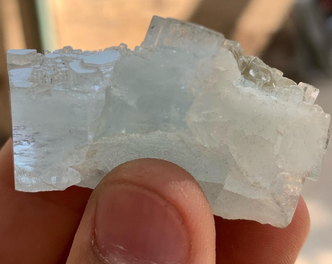 Beautiful Blue Color Aquamarine Specimen - Aquamarine Stone - Specimen - Blue Aquamarine Crystal - Aquamarine Specimen - Aquamarine