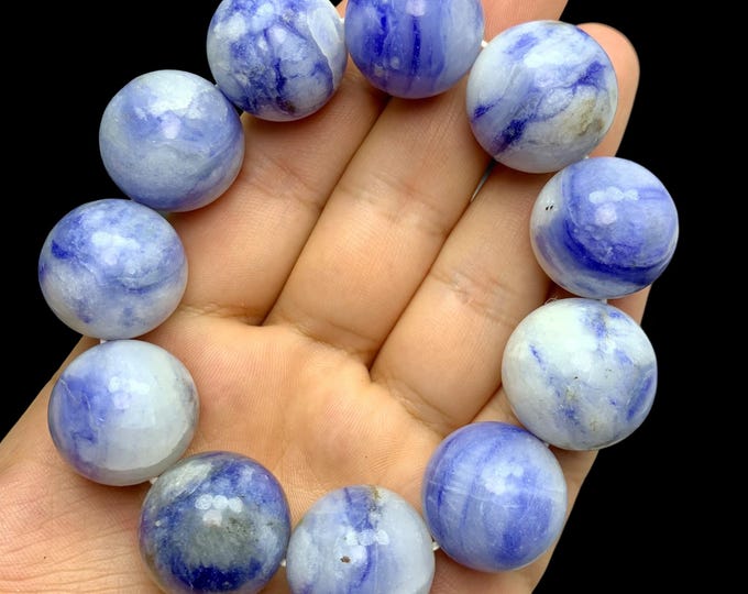 Blue Afghanite Beads Bracelet, Afghanite Stone, Beads Bracelet, Blue Afghanite, Afghanite Bracelet, Afghanite Braclet, Afghanite