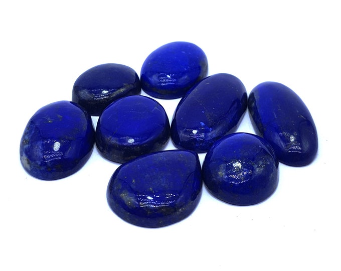 Amazing Quality Lapis Lazuli Cabochons - Lapis Cabochons - Lapis Jewellery Cabochons - Lapis Lazuli Stone - Lapis Crystals 125 Grams