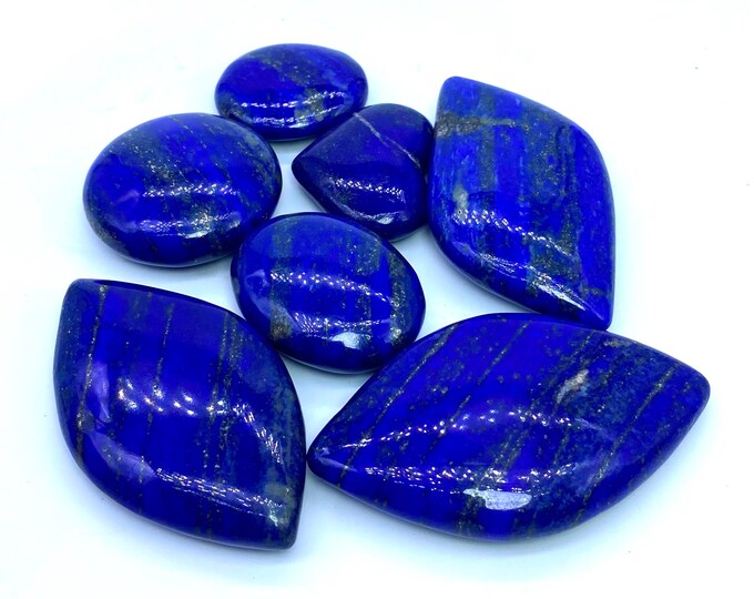 Lapis Lazuli Beautiful Different Shape Pendants 265 Grams