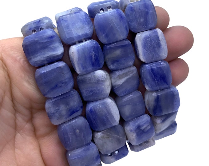 Best Quality Blue Color Afghanite Tumble Bracelets - Afghanite Stone -  Tumble Bracelet - Blue Afghanite - Afghanite Stone