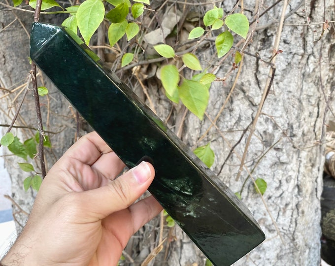 Nephrite Jade - Nephrite - Nephrite Jade Tower - Jade Obelisks - Nephrite Tower - Jade Stone,Healing Stone,Green Jade Tower