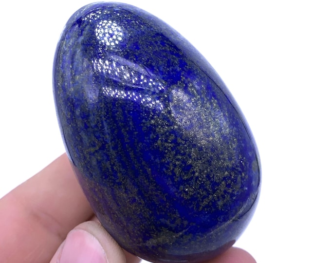 212g Top Quality Blue Color Lapis Lazuli Egg - Lapis Egg - Lapis Lazuli Egg - Lapis Egg - Lapis Stone Egg - Lapis Lazuli Crystal Egg - Lapis