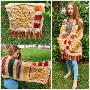 Autumn dreams pocket shawl