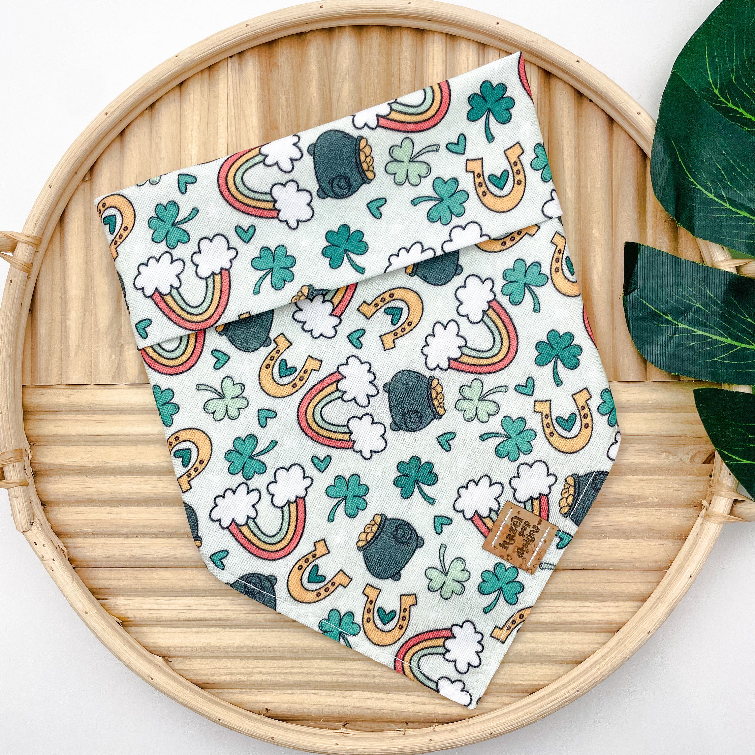 St. Patrick's Day Hundehalstücher – Wendbar Mit Irischer Flagge & Kleeblatt | Für Mittelgroße & Große Hunde | 3er-Pack | Feiertags-Accessoire Für Partys & Fotos