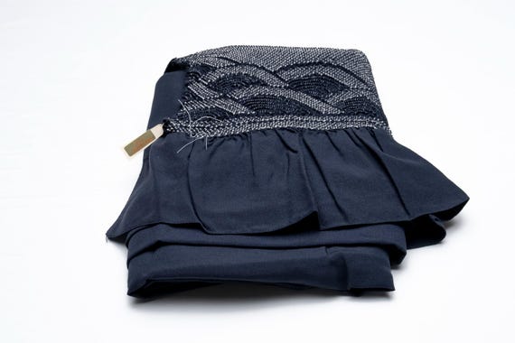 DEAR VANILLA Authentic Japanese Men's Kimono Heko Obi Vintage Samurai Obi Sash Belt Made in Japan MOB-0344