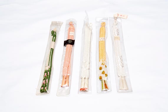 DEAR VANILLA Authentic Japanese Kimono Haorihimo Cord Set Women's Haori Tie String Ornament Made In Japan Genuine HC-0114