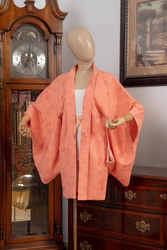 DEAR VANILLA Authentic Japanese Haori for Women Traditional Kimono Jacket Vintage Made in Japan HA-0405