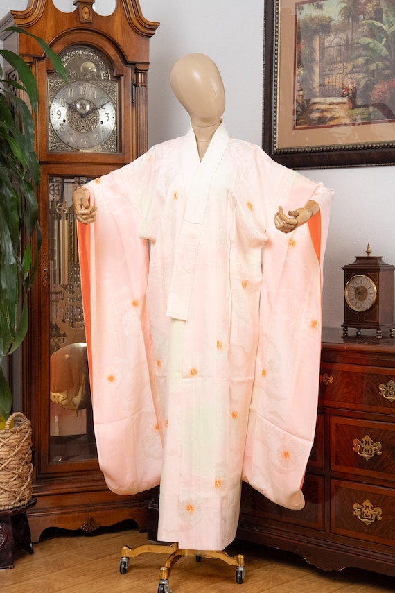 DEAR VANILLA Authentic Traditional Japanese Juban Undergown for Women's Kimono Vintage Robe Genuine Made in Japan JU-0289