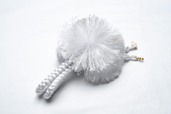 DEAR VANILLA Authentic Vintage Japanese Men's Kimono Haorihimo Haori Tie Tassle with Hooks Made in Japan MHC-0112