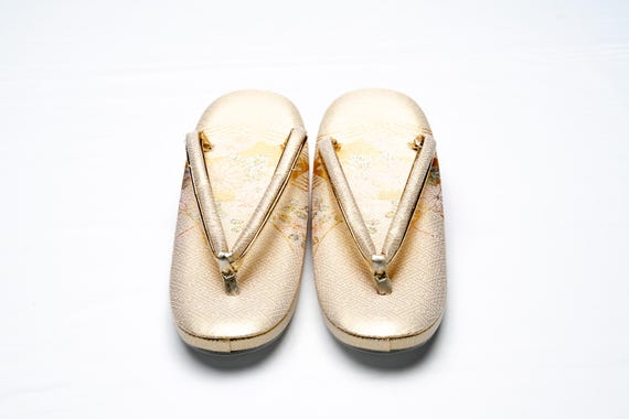 Dear Vanilla Authentic Japanese Vintage Zori Kimono Sandals 23.5cm US Size 6.5 SD-0282